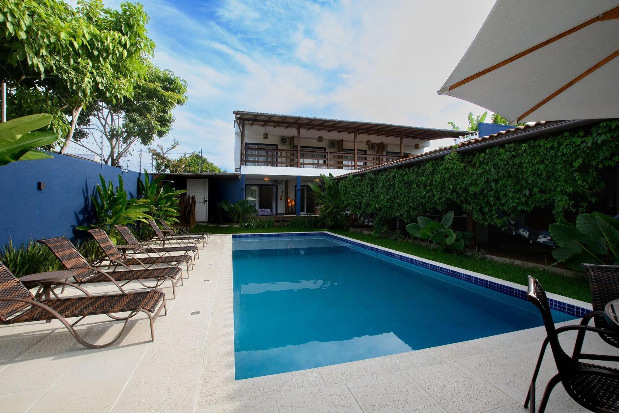 Aqui Bate A Brisa Pousada Porto Seguro Bagian luar foto